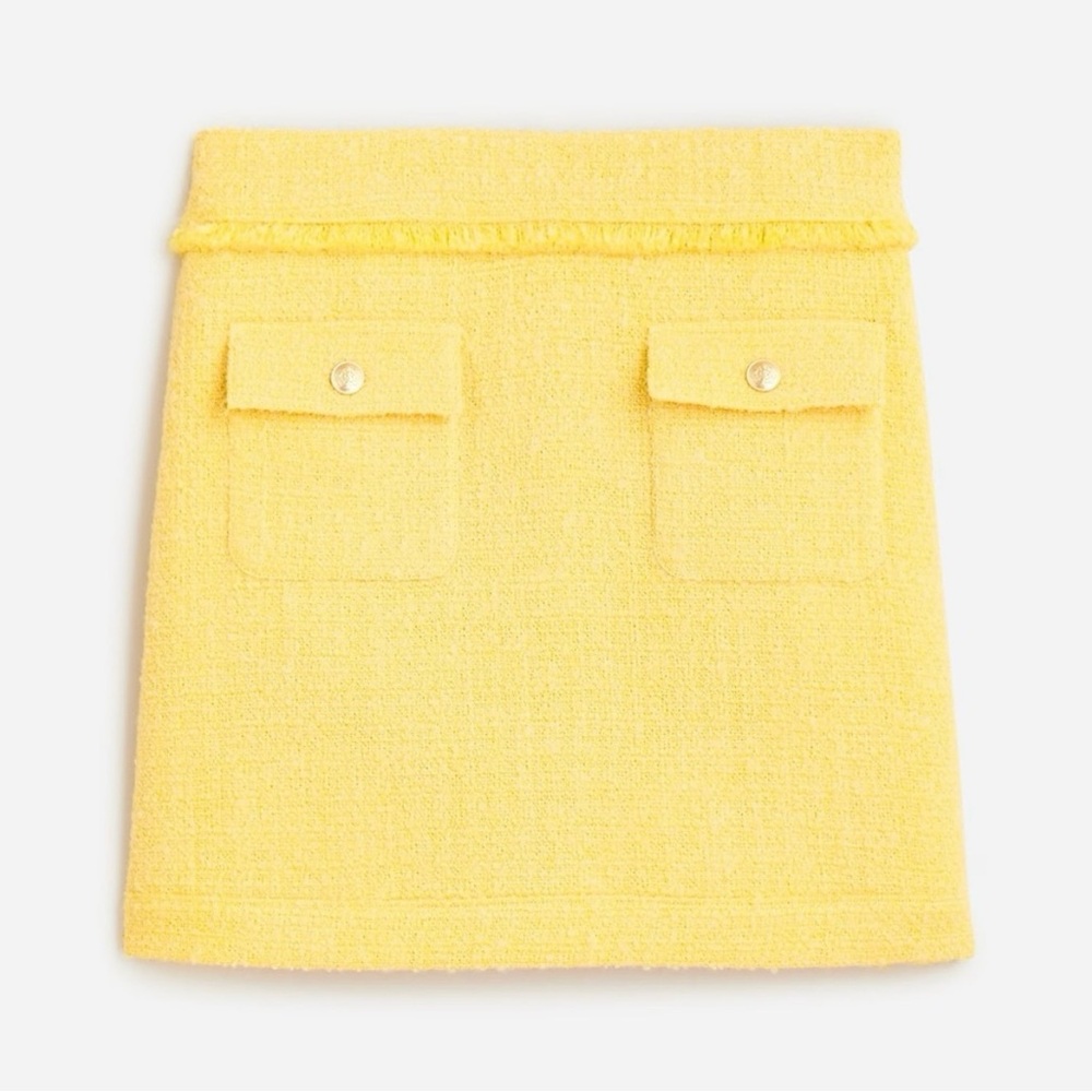 J.Crew Patch-pocket mini skirt in tweed BV900